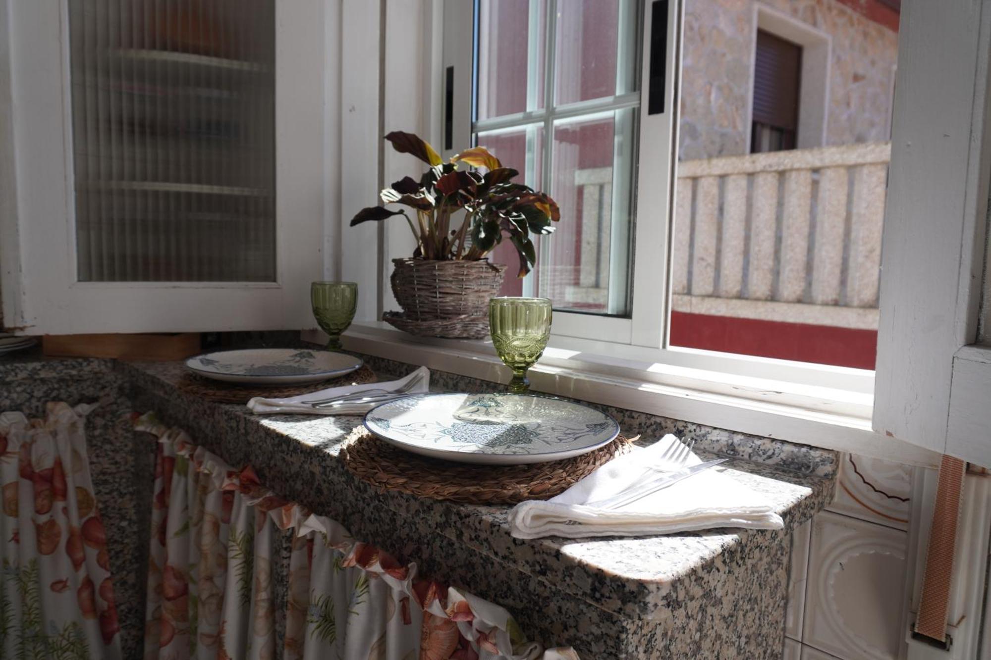 As Rosas Apartamentos Turisticos Cambados Dış mekan fotoğraf